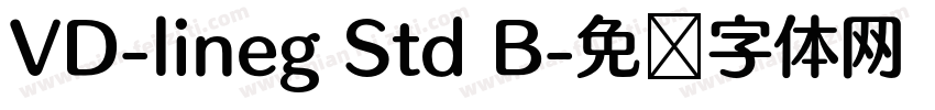 VD-lineg Std B字体转换